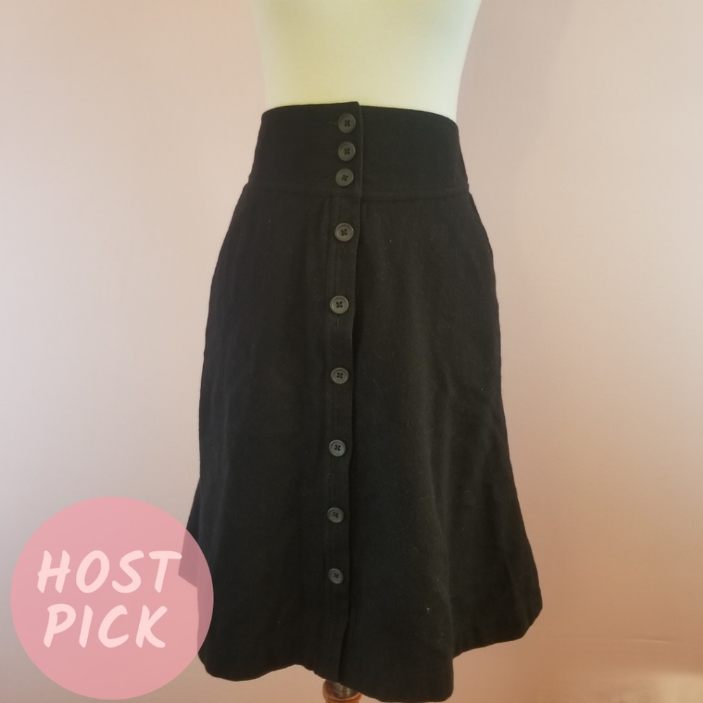Banana Republic A Line Wool Skirt